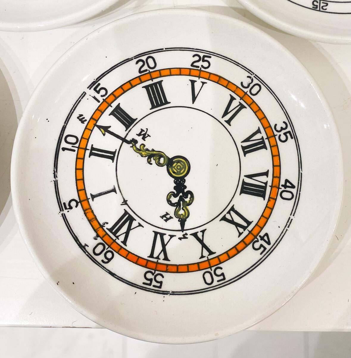 8 Sous-verres en porcelaine Bucciarelli Milano, design Fornasetti, Italie, 1960 en vente 3