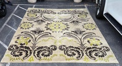 8' by 10' Modern Chartreuse & Beige Carpet by the Rug Company