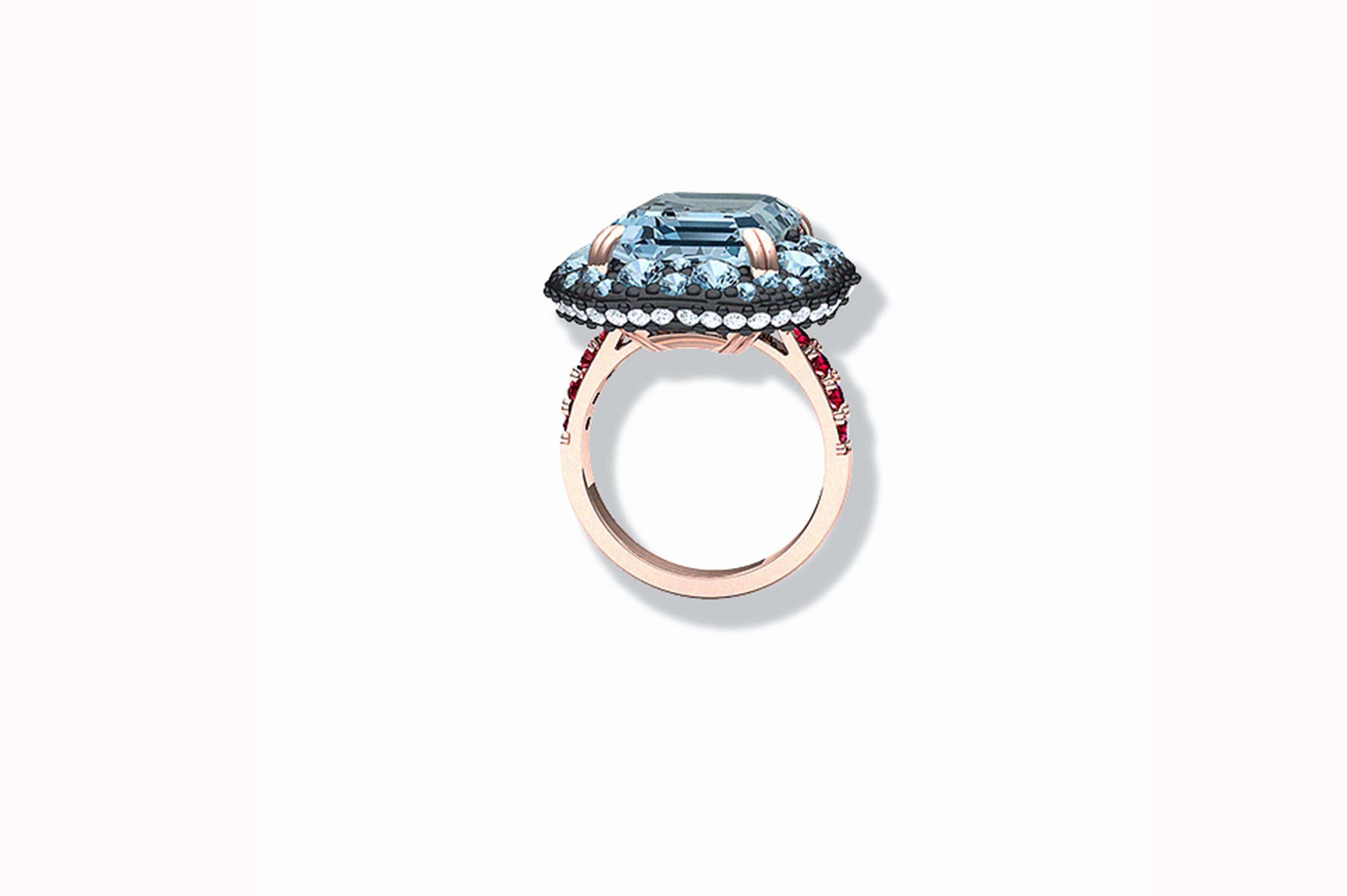 8 carat aquamarine ring
