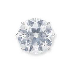Anillo de diamante brillante redondo de 8 quilates D VVS1 Tipo IIA Diamante Golconda