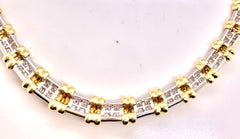8 Carat Diamond Bib Necklace in 18 Karat Gold