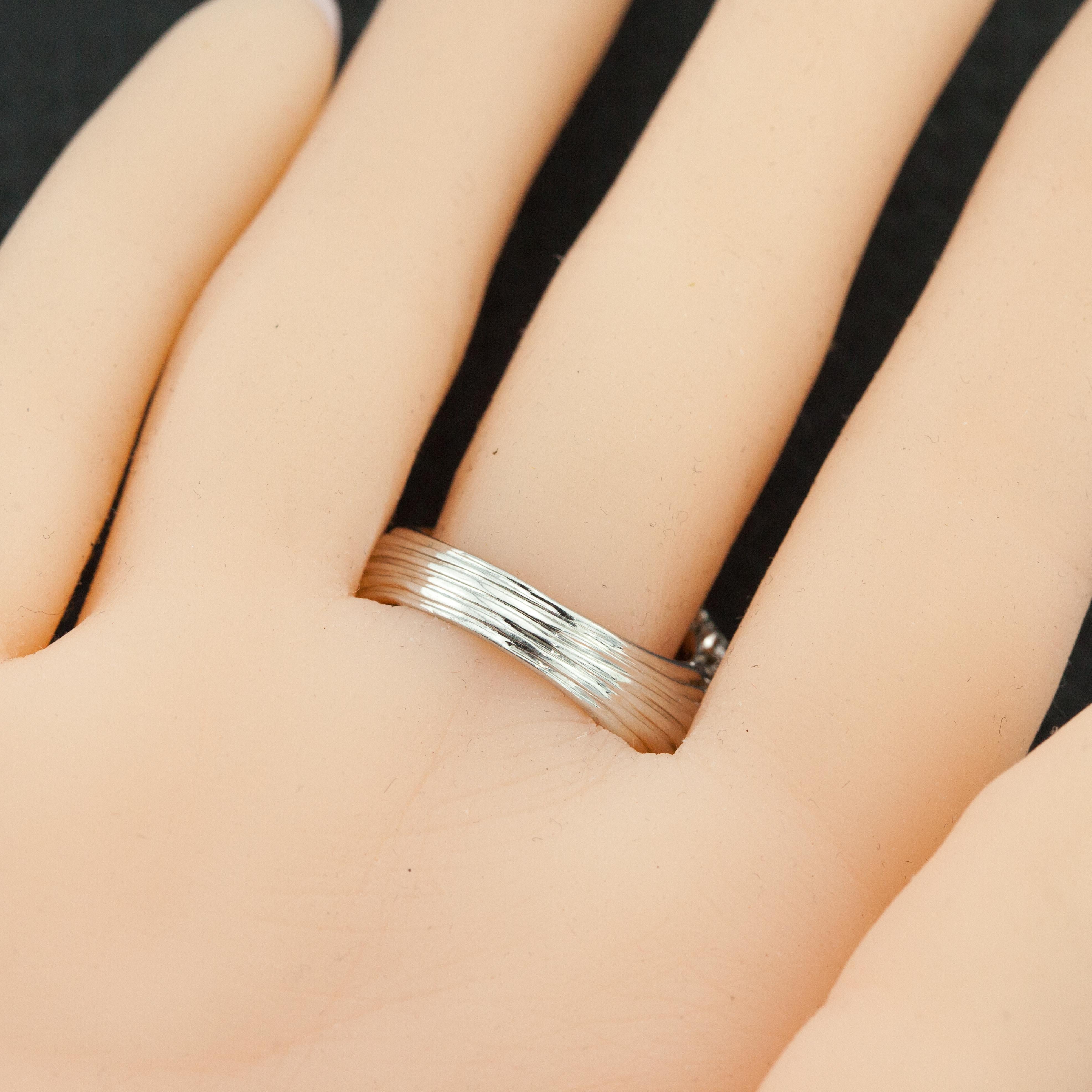 8-carat Diamond Dome Ring in Platinum For Sale 5