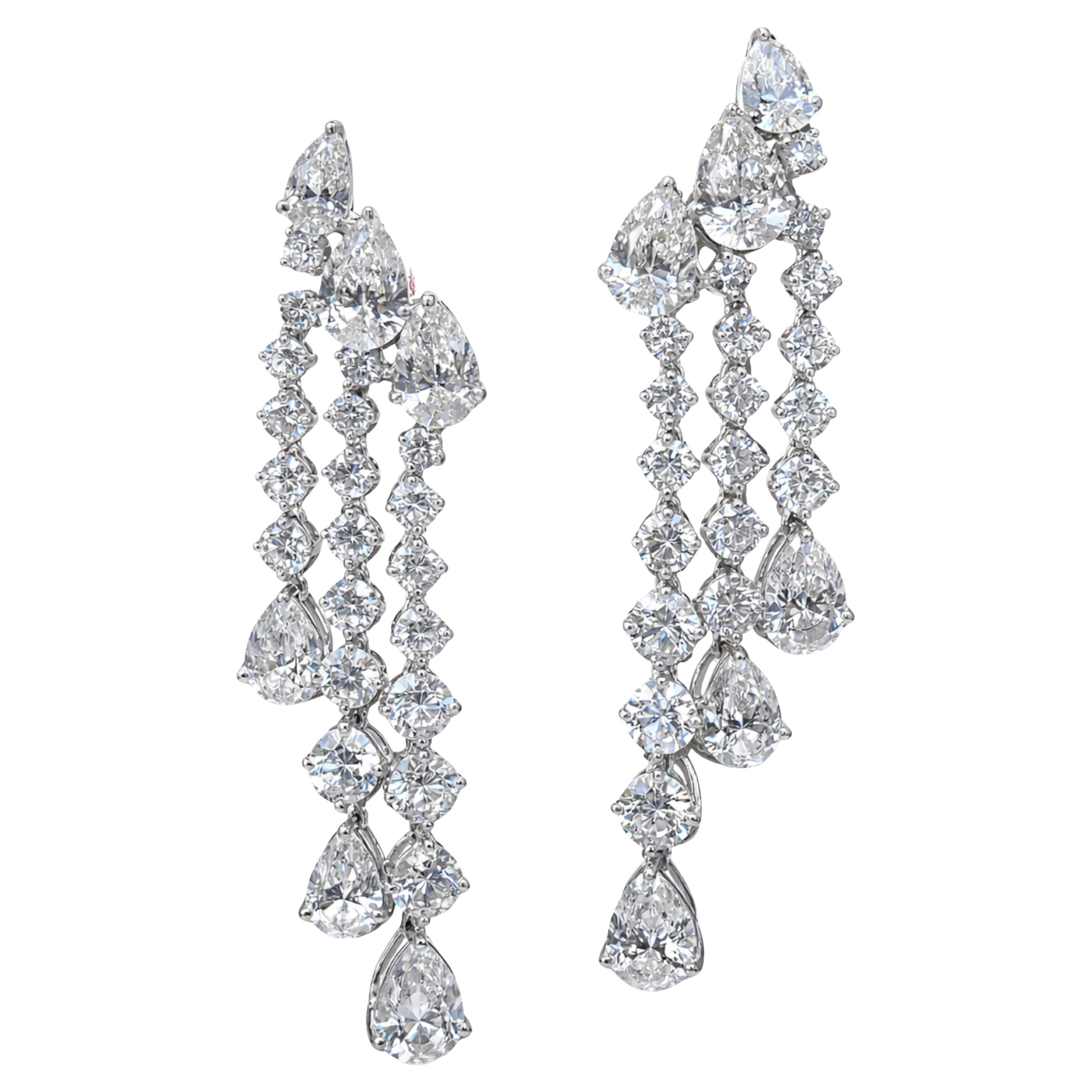 8 Carat Diamond Drop Earrings – Rivière Collection