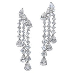 8 Carat Diamond Drop Earrings – Rivière Collection