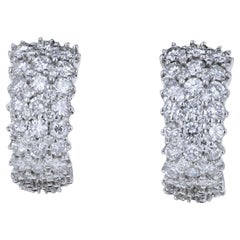 Boucles d'oreilles en diamant de 8 carats