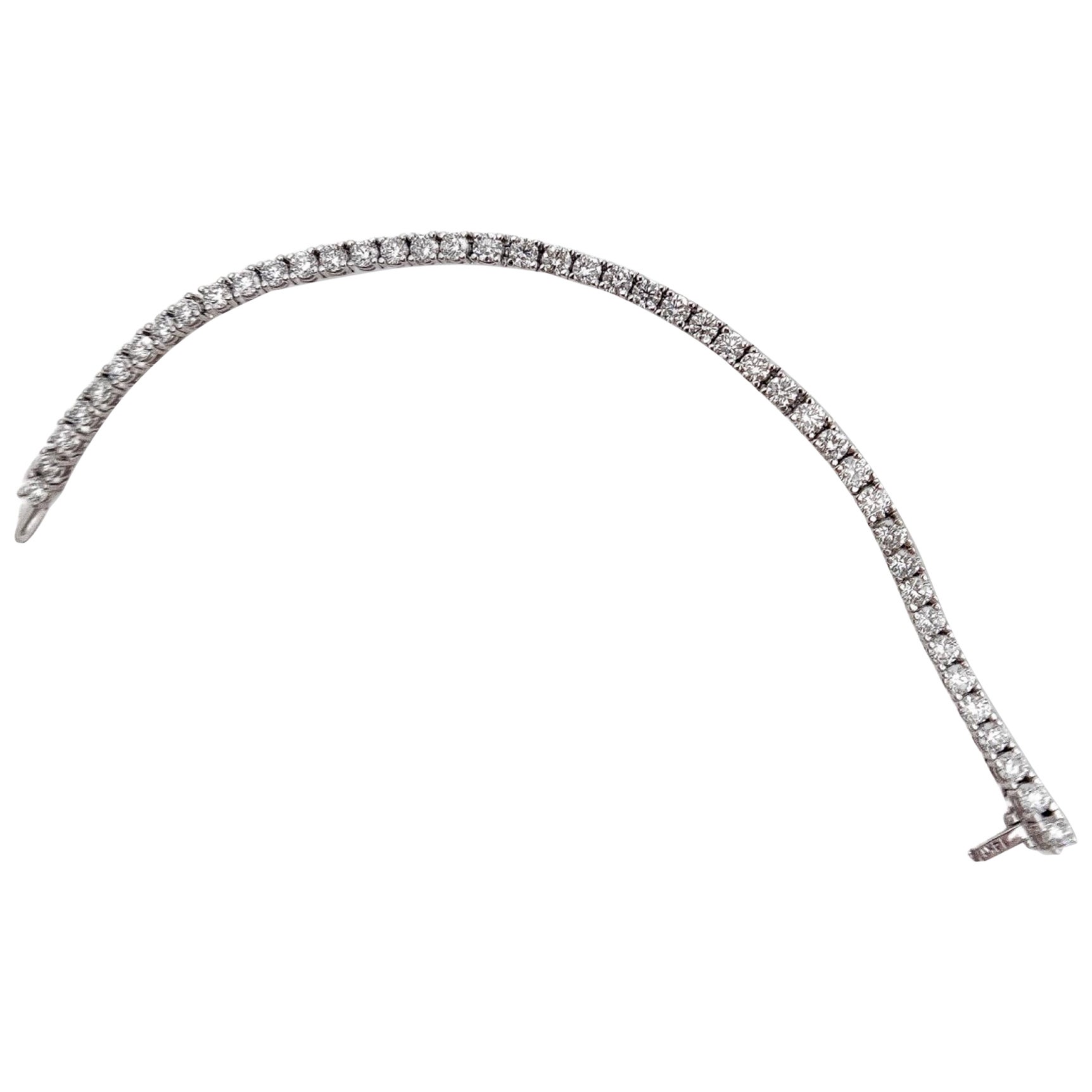 Pulsera de tenis con diamantes de 8 quilates