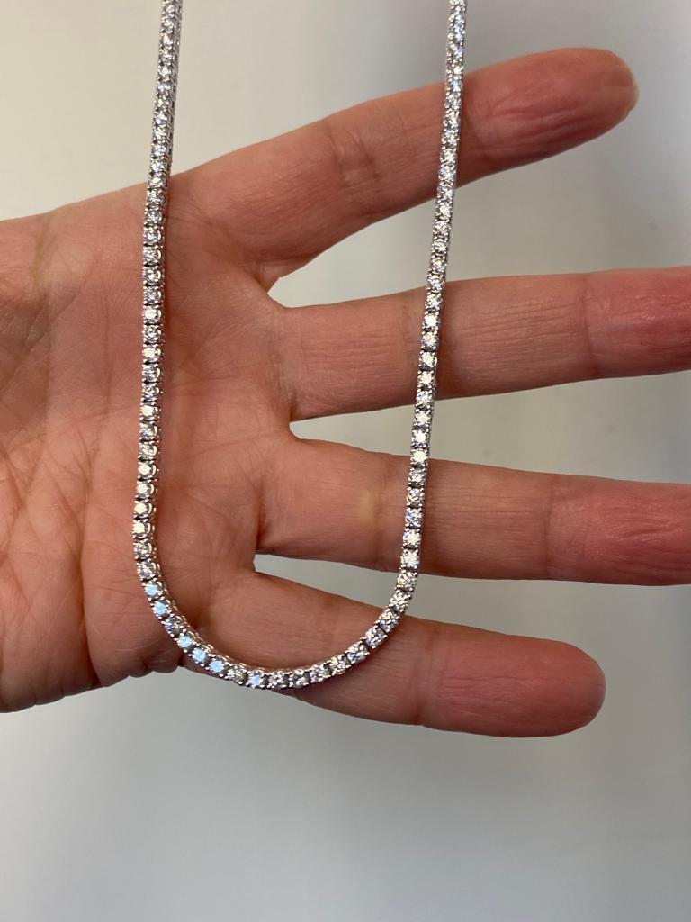 8 carat diamond necklace