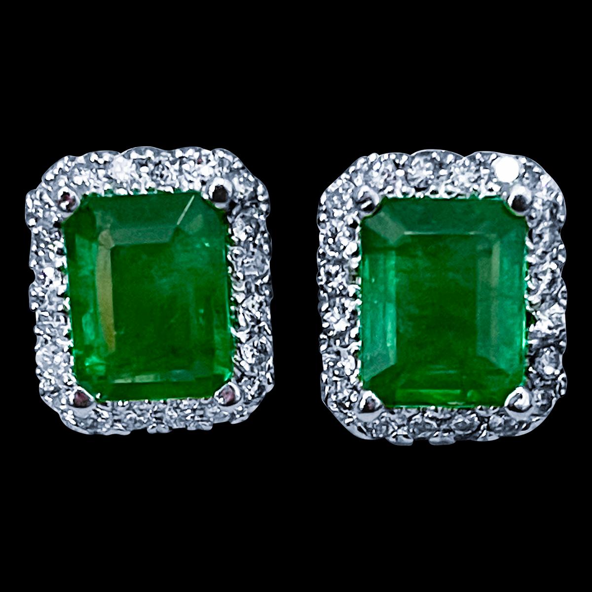 tiffany emerald earrings