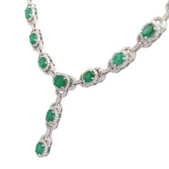 8 Carat Emerald Necklace