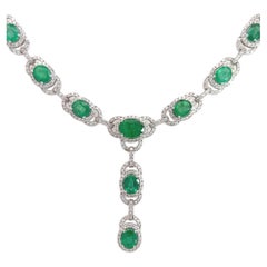 8 Carat Emerald Necklace