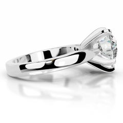 8 Carat Heart Shape Statement Brilliant White VVS 14K White Gold