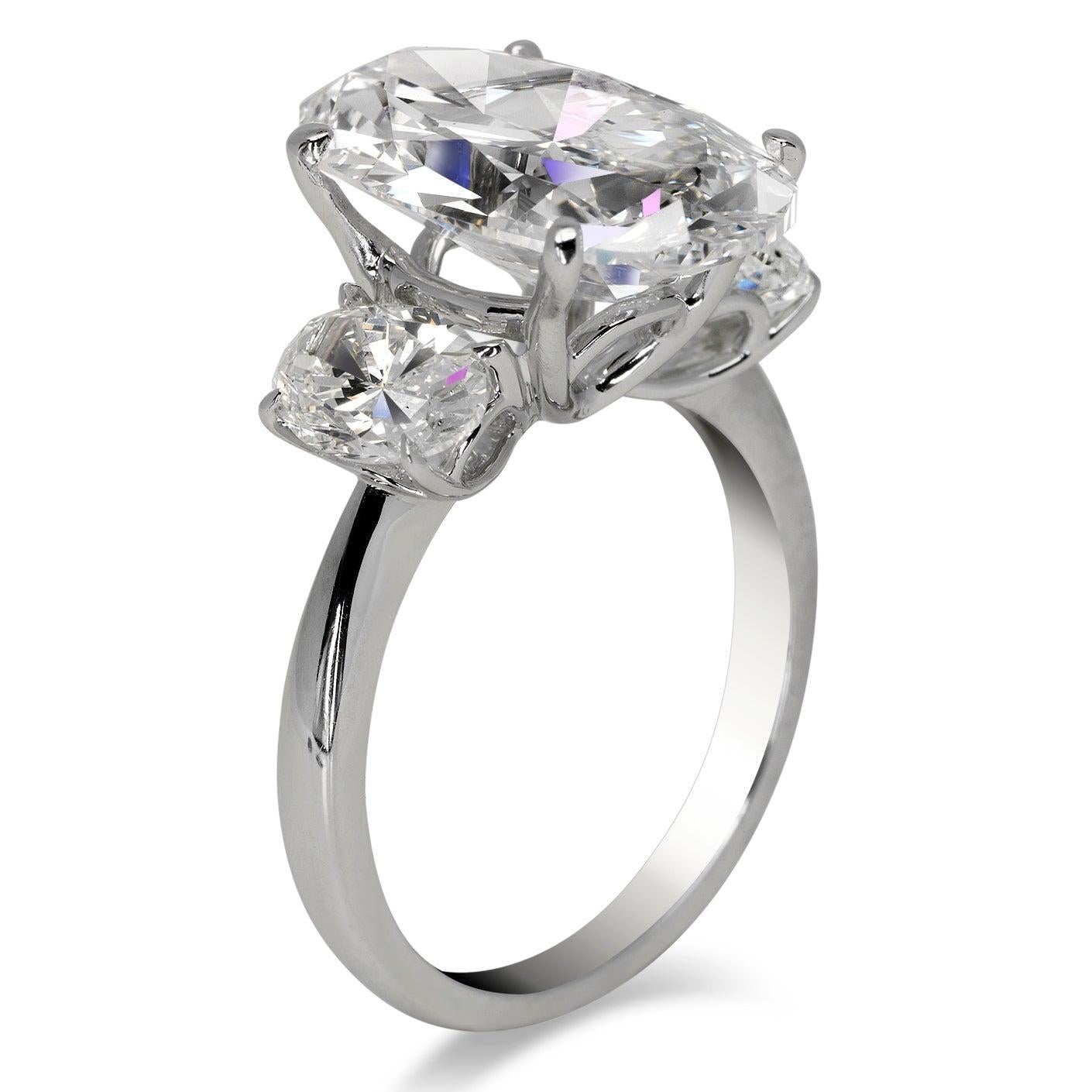 8 carat oval diamond ring price