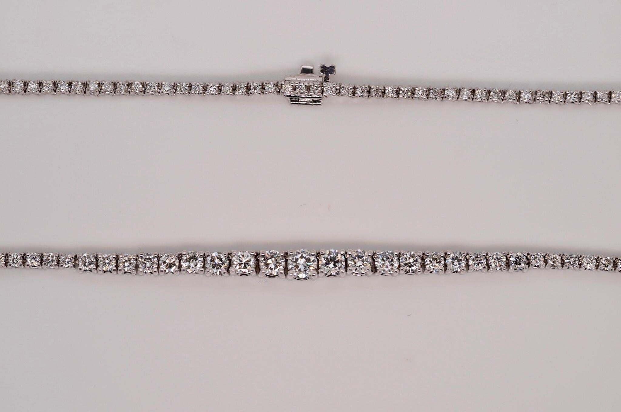 8 carat diamond necklace