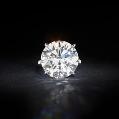 8 Carat Round Brilliant Statement Brilliant White / F color VVS   Diamond Ring