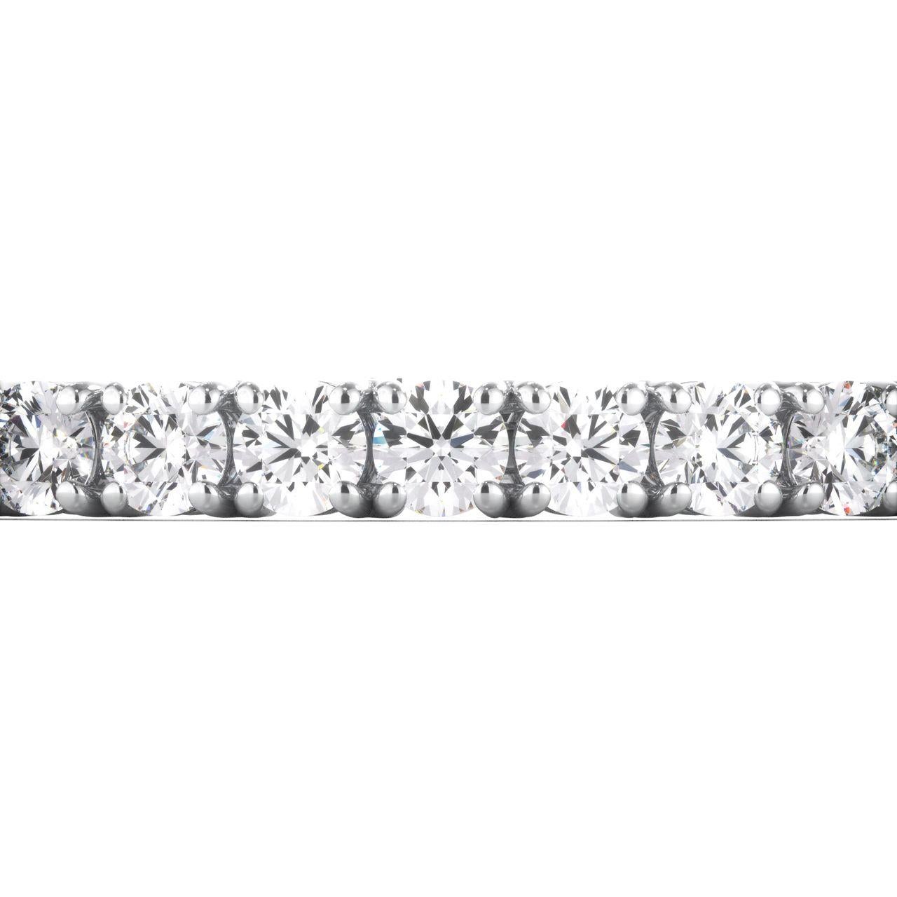 8 Karat Tennis-Diamant-Armband (Moderne) im Angebot