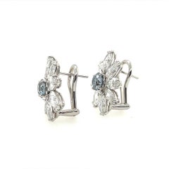 8 Carats GIA Certified Fancy & Intense Blue Circular Natural Colorless Diamonds