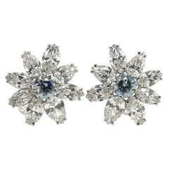 8 Carats GIA Certified Fancy & Intense Blue Circular Natural Colorless Diamonds