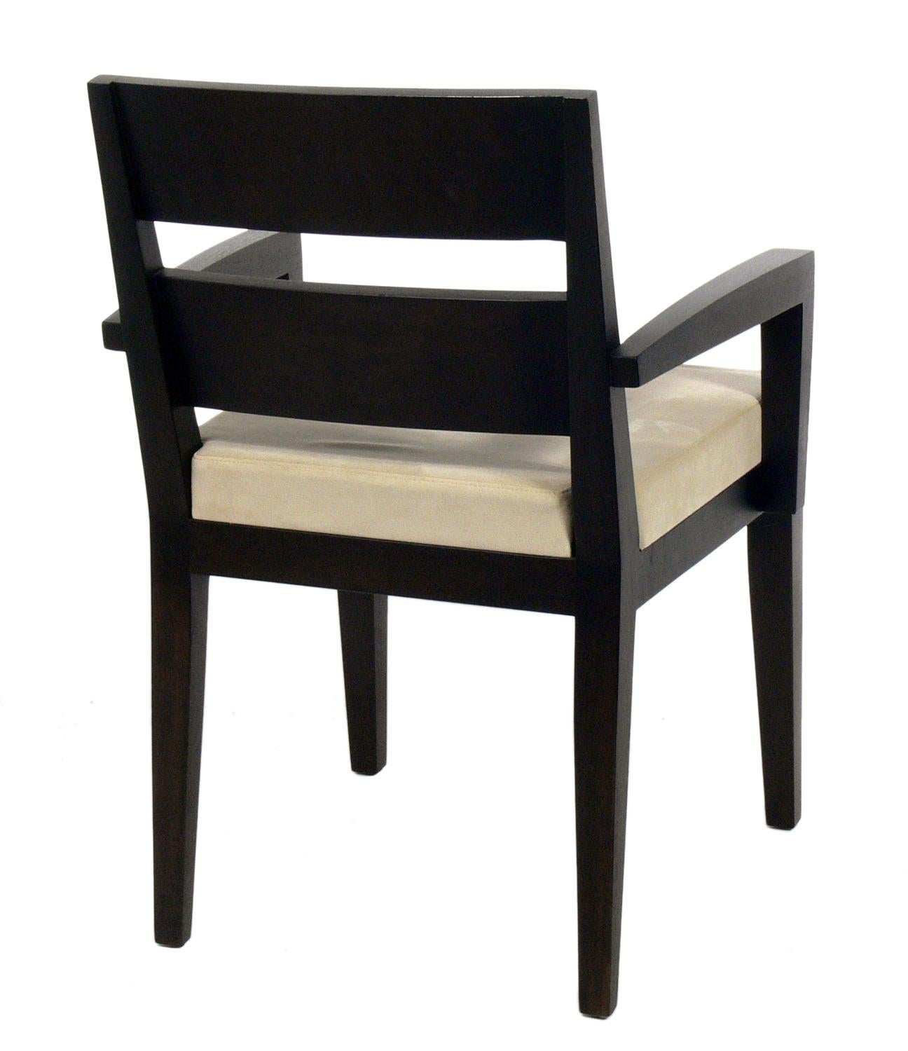 Mid-Century Modern 8 Clean Lined Modern Dining Chairs by Desiron