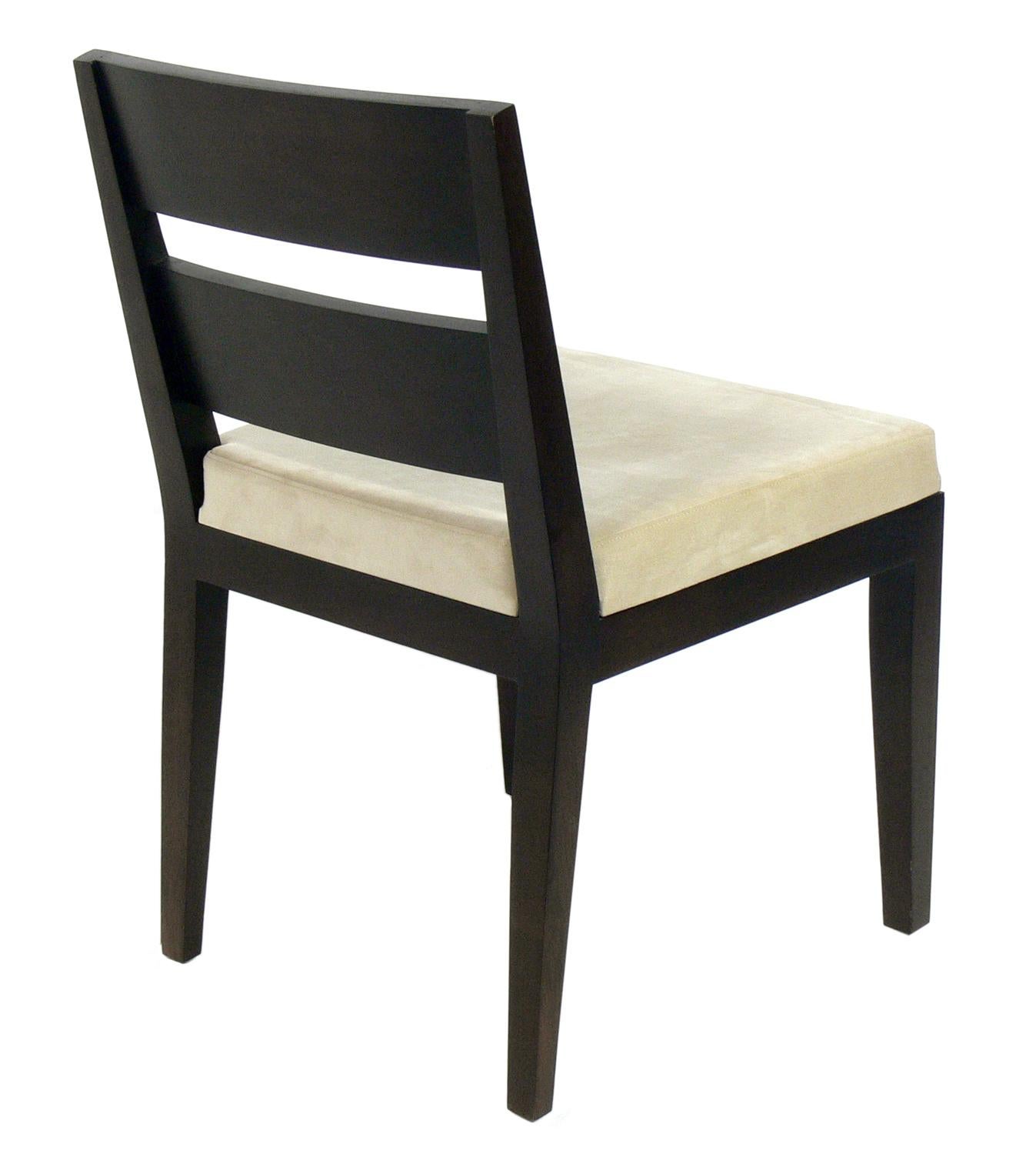 8 Clean Lined Modern Dining Chairs by Desiron In Good Condition In Atlanta, GA