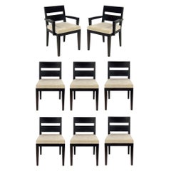 8 Clean Lined Modern Dining Chairs by Desiron