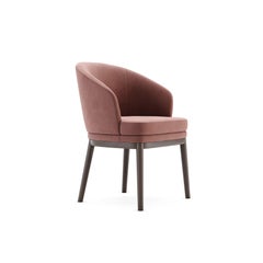 8 Contemporary Dining Chairs Offered in Rose Velvet