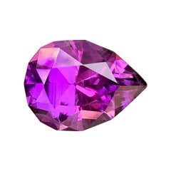 8 Cts Teardrop Shape Deep Purple Color Amethyst Gemstone for Ring Jewellery 16mm