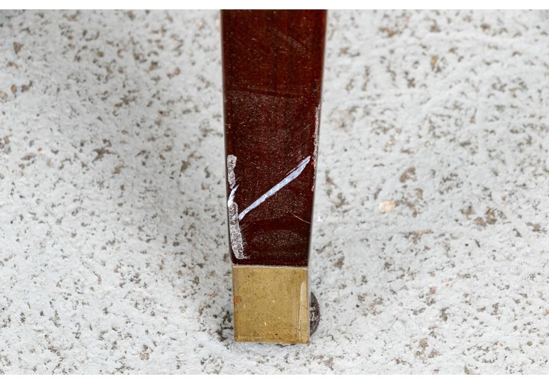 8 sedie da pranzo imbottite in mohair personalizzate alla maniera di Olivier Gagnere in vendita 3