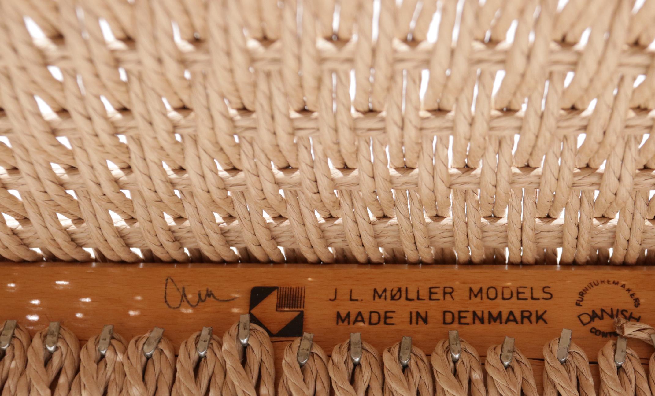 Mid-20th Century 2 sets of 4 Danish Design Niels Otto Moller Model 75 Dining Chairs JL Molller