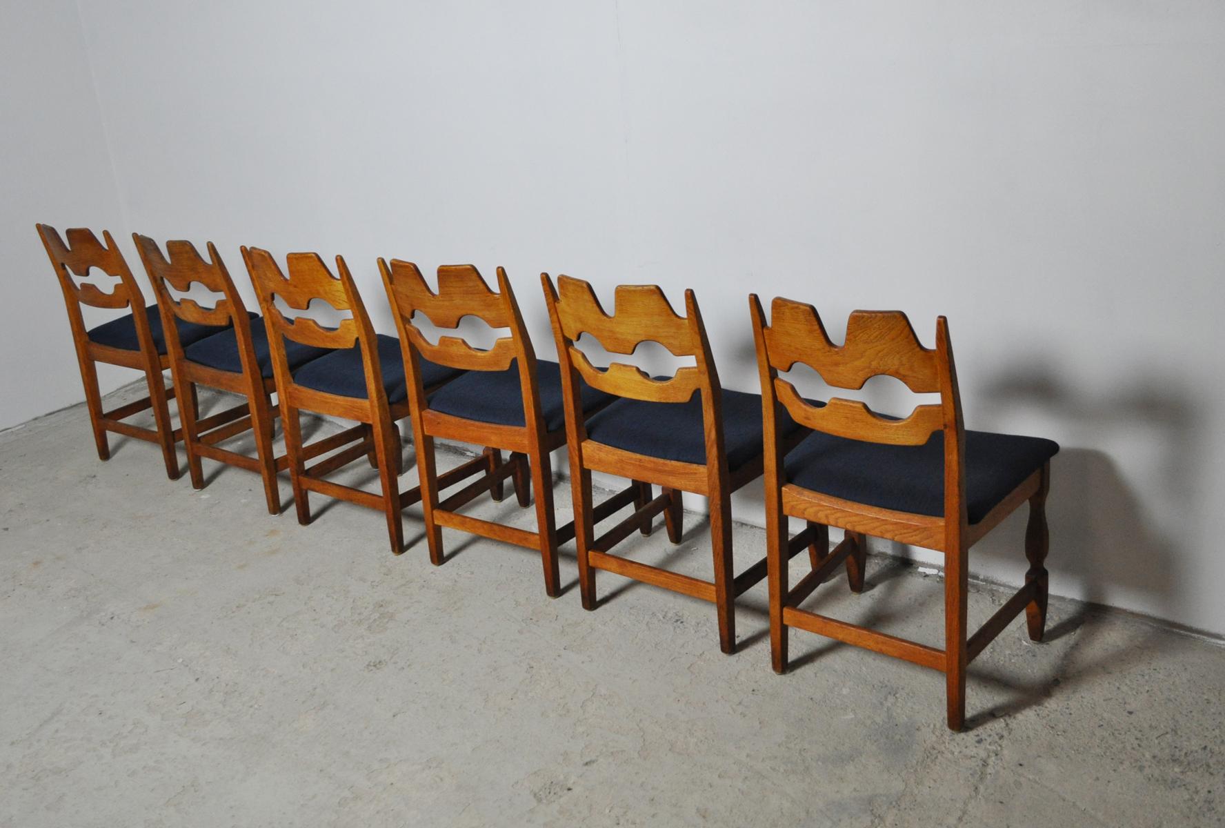 20th Century 8 Danish Dining Chairs by Henning Kjærnulf For Sale