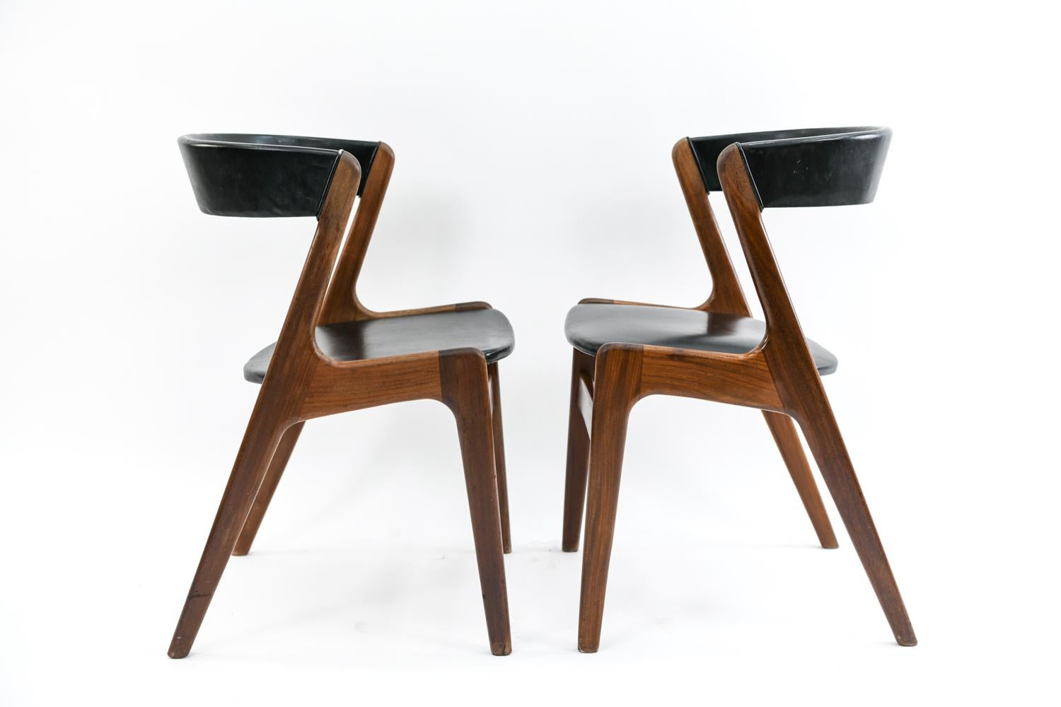 '8' Danish Midcentury Dining Chairs by Kai Kristiansen 11