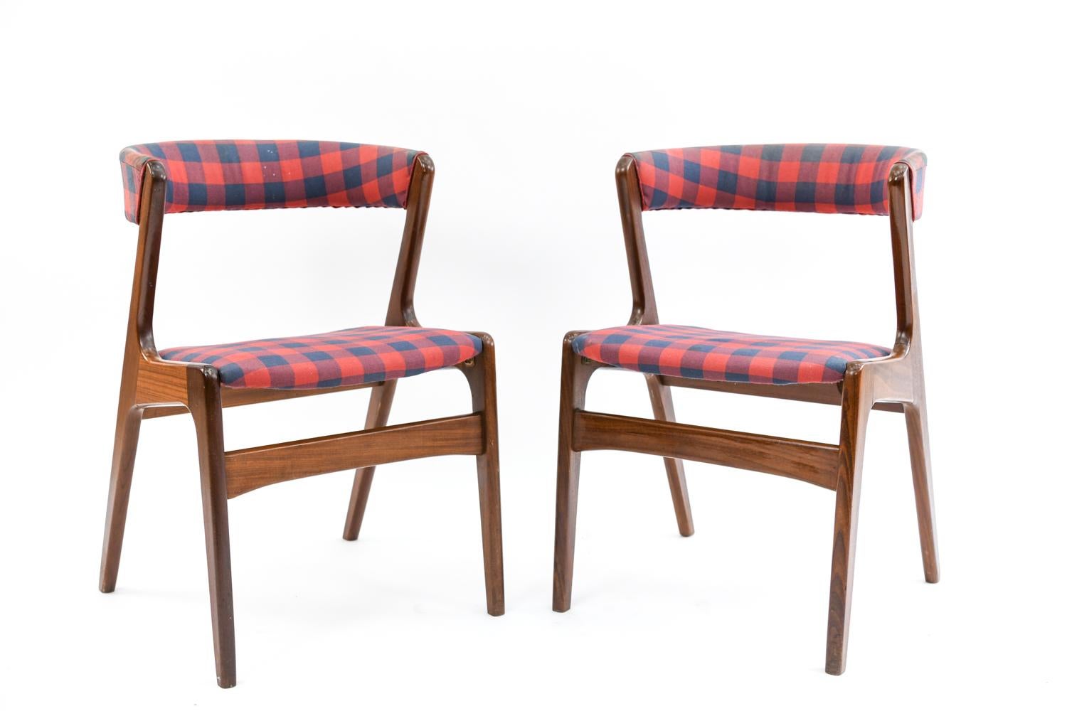 '8' Danish Midcentury Dining Chairs by Kai Kristiansen 2