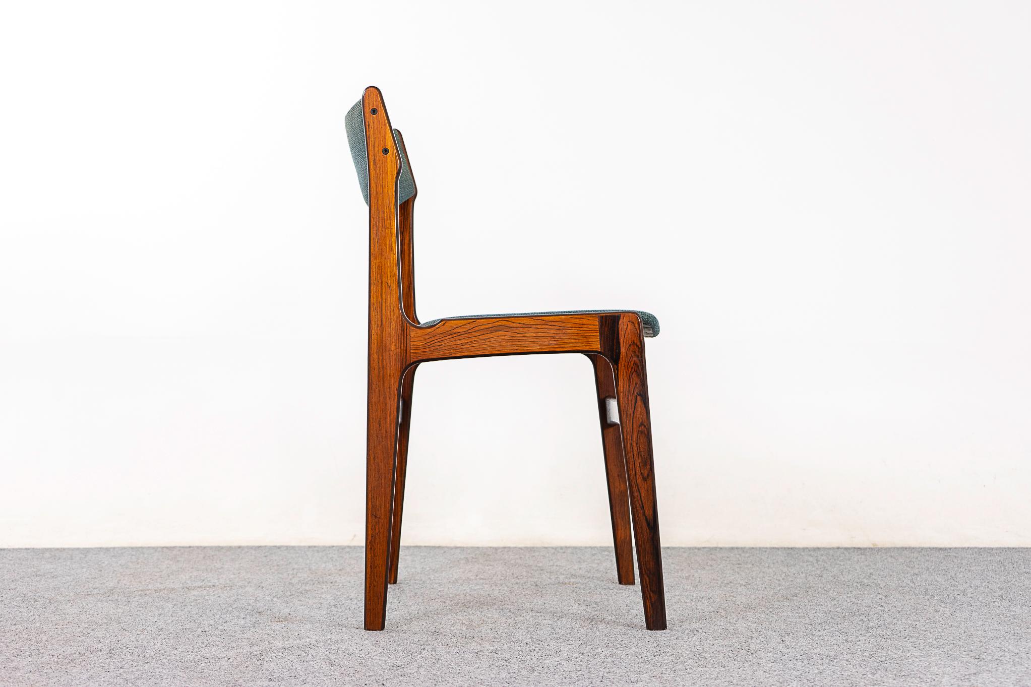 8 Danish Modern Rosewood Dining Chairs For Sale 8