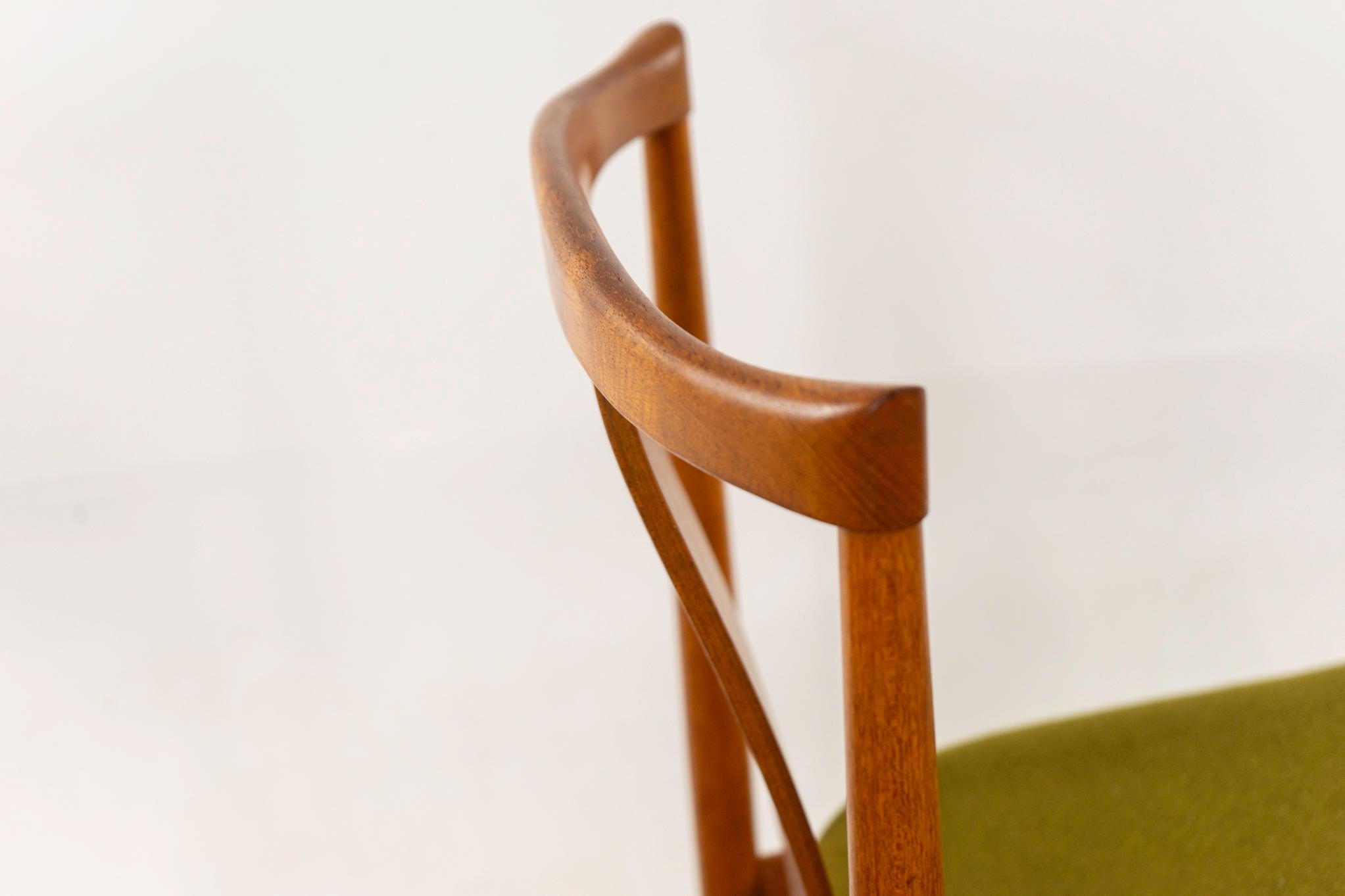 8 Sedie da pranzo moderne danesi in teak di Erling Torvits in vendita 1