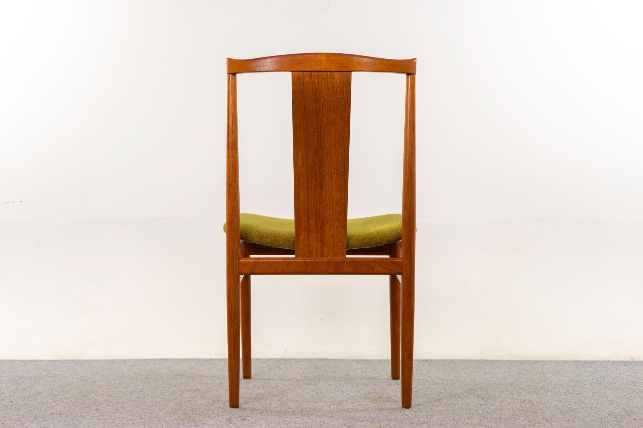 8 Sedie da pranzo moderne danesi in teak di Erling Torvits in vendita 2