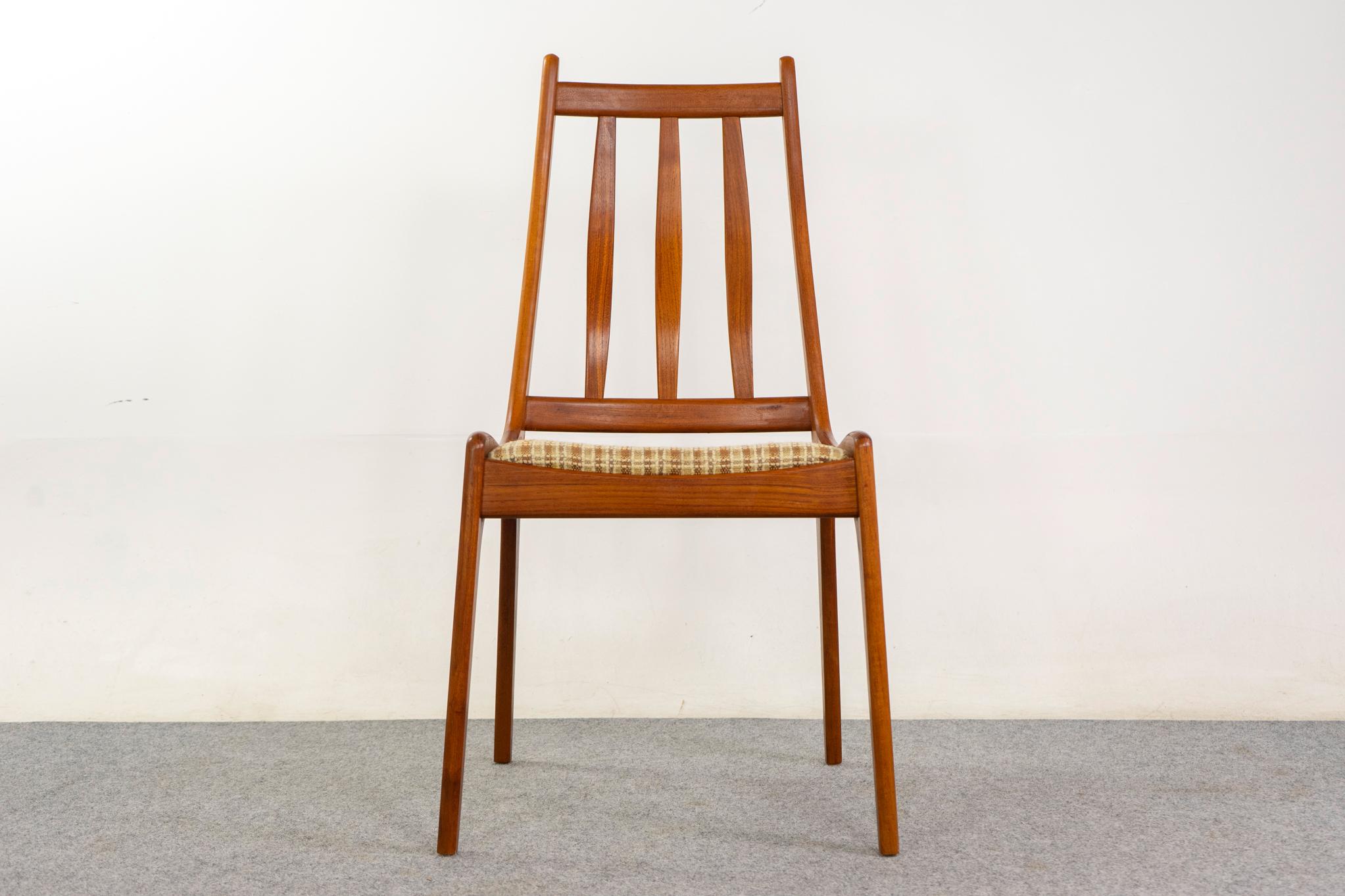 Mid-20th Century 8 Danish Modern Teak Dining Chairs For Sale