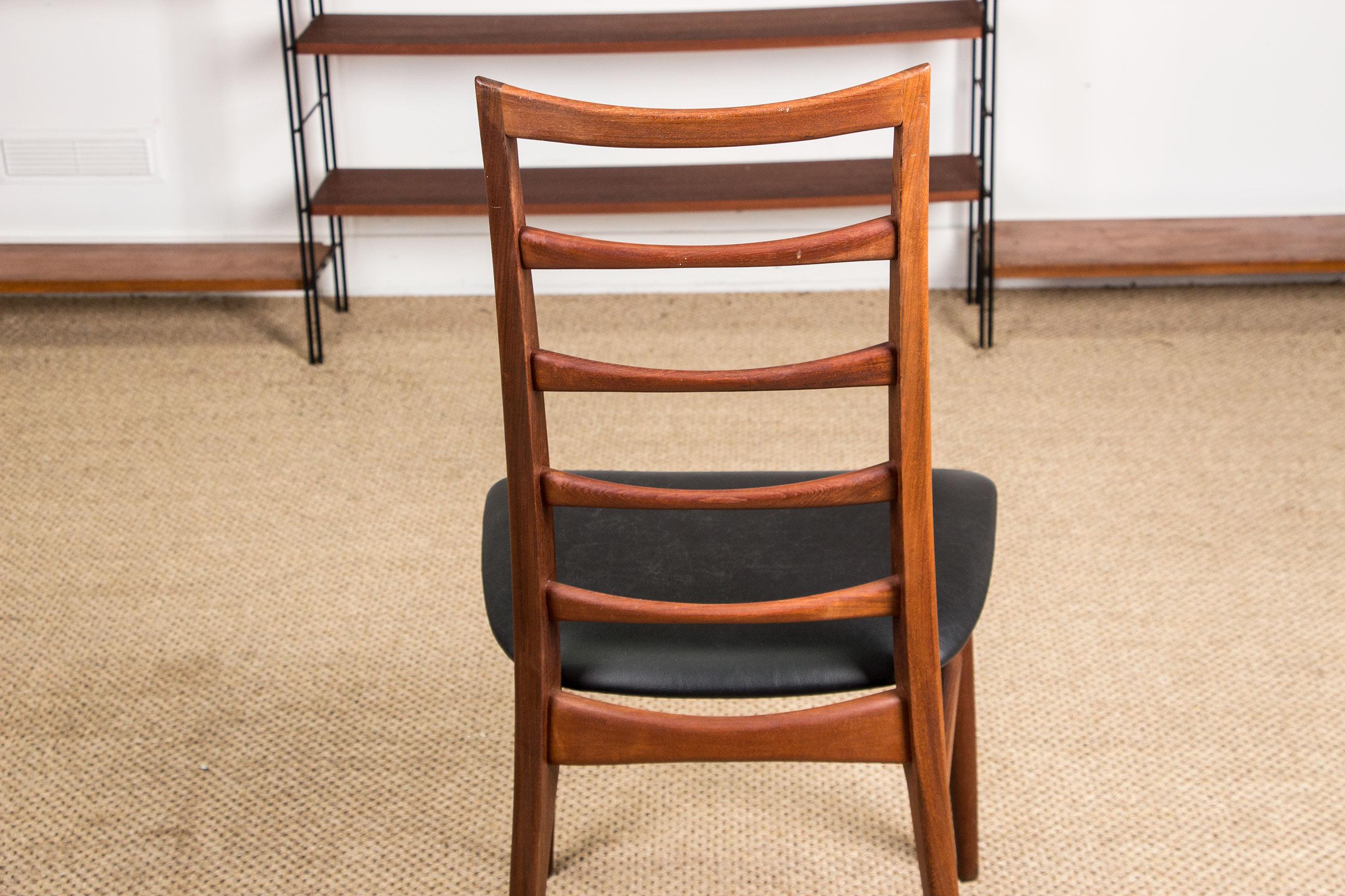 8 Danish Teak Model Liz Chairs by Niels Koefoed for Koefoeds Hornslet, 1960 1