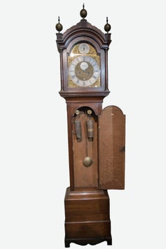 8 Day Brass, Arch Dial Clock