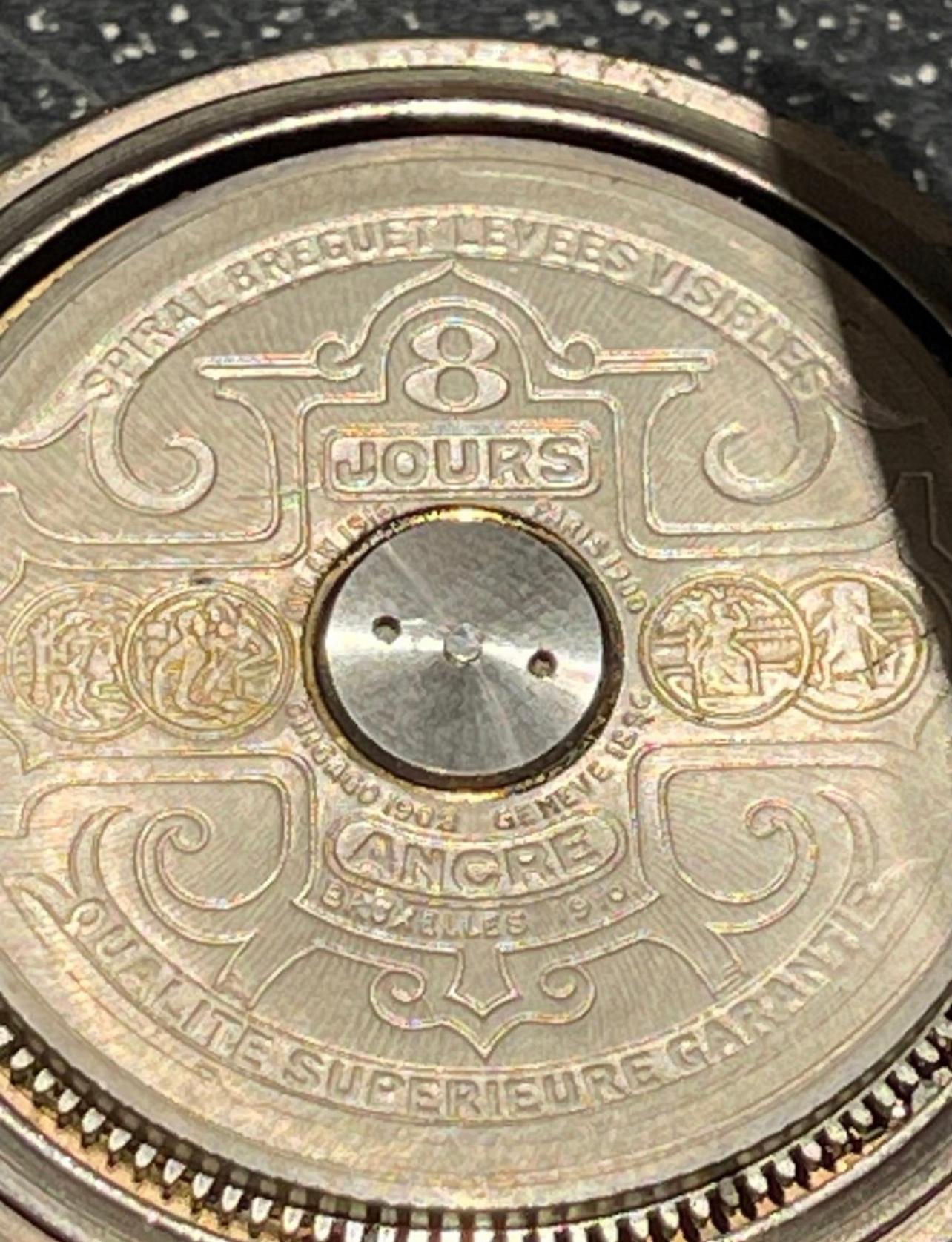 Metal 8 Day Watch / Hebdomas Watch / Pocket Watch
