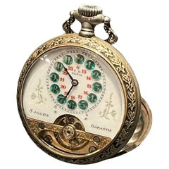 Antique 8 Day Watch / Hebdomas Watch / Pocket Watch