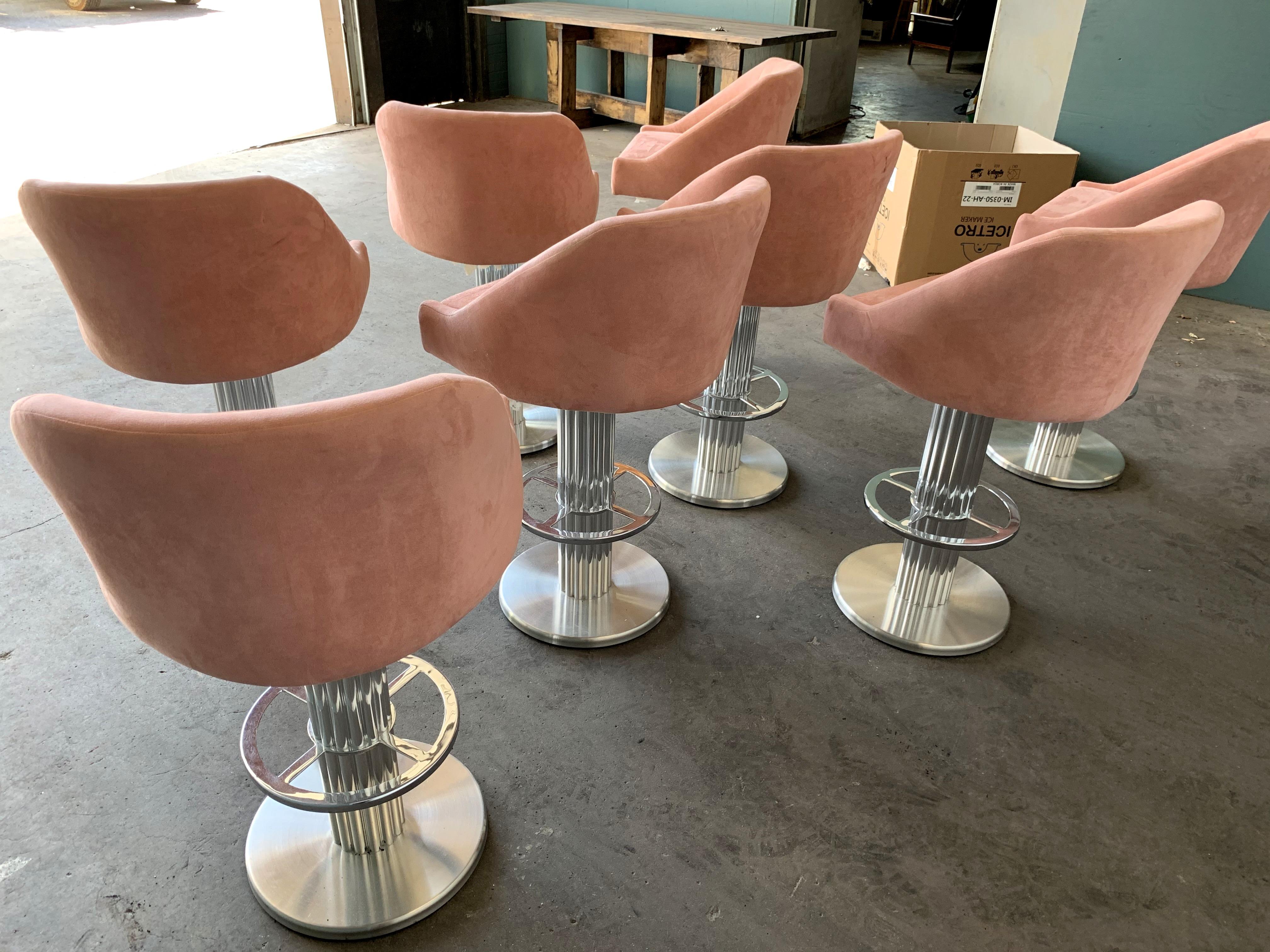 Mid-Century Modern 8 Design For Leisure Bar Stools