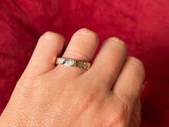 Anillo 8 Diamantes Oro Rosa 14K