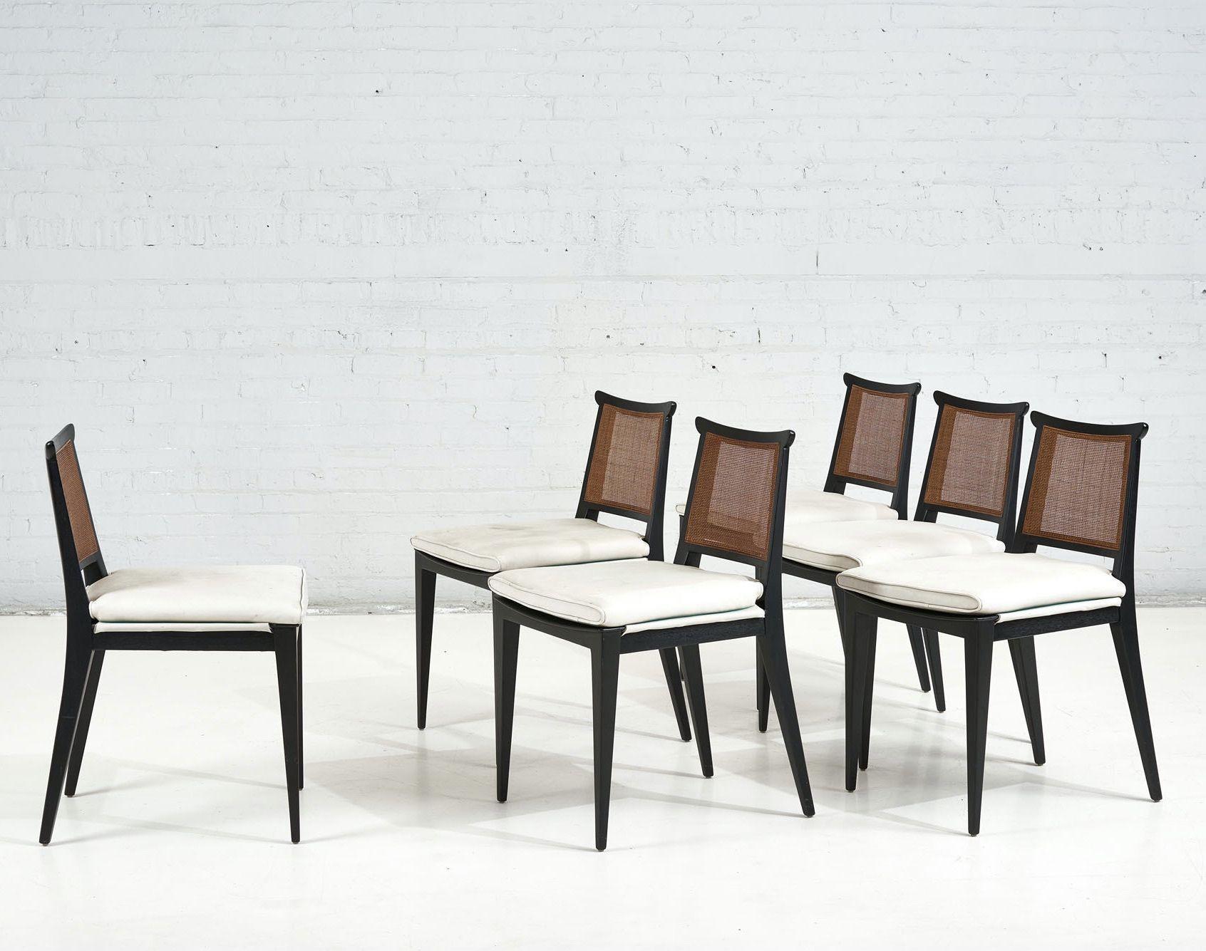 8 Dining Chairs by Edward Wormley for Dunbar, 1960 In Good Condition In Chicago, IL