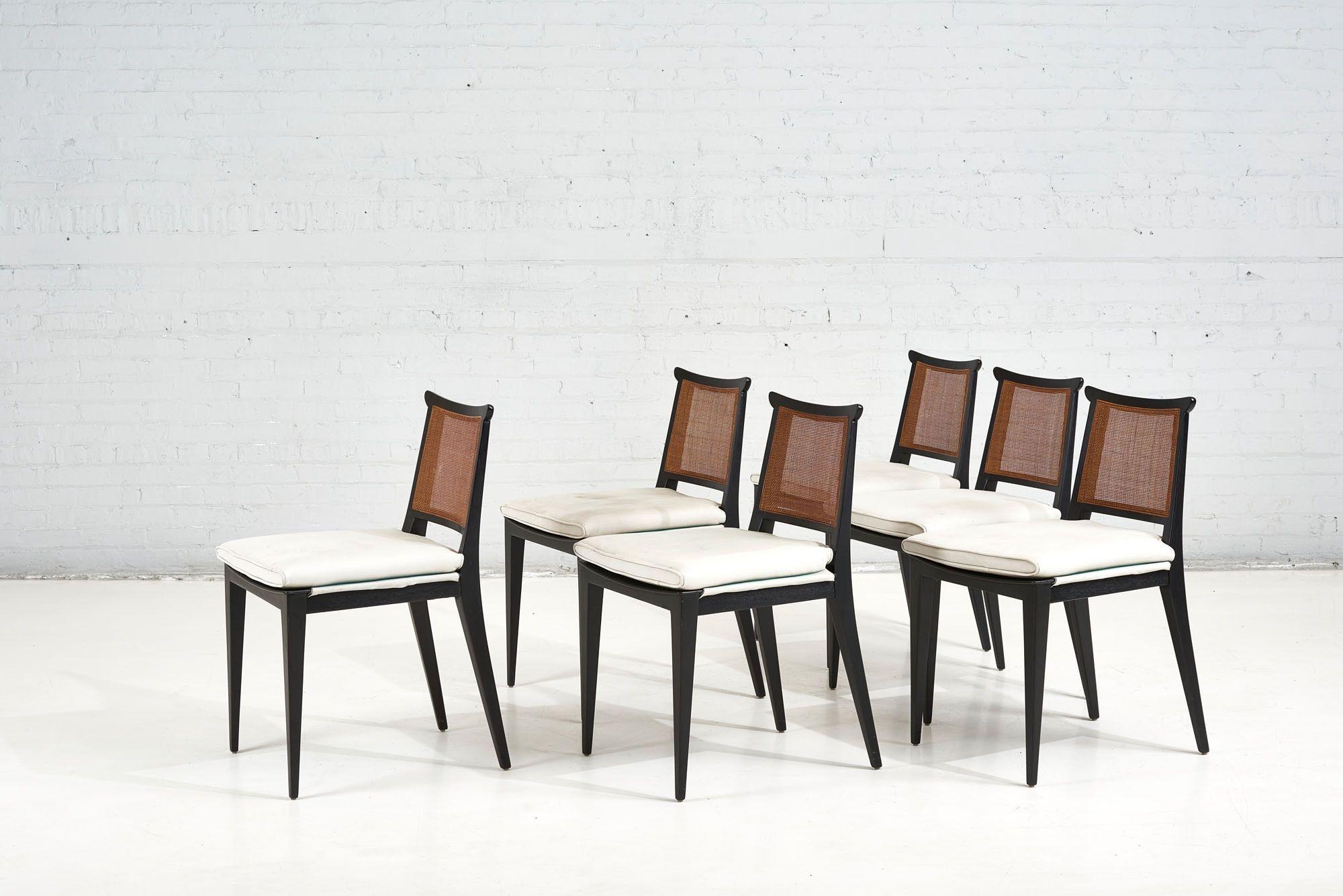 Mid-20th Century 8 Dining Chairs by Edward Wormley for Dunbar, 1960