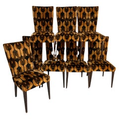 8 Dining Chairs by Pierre Cardin , France 1970’s