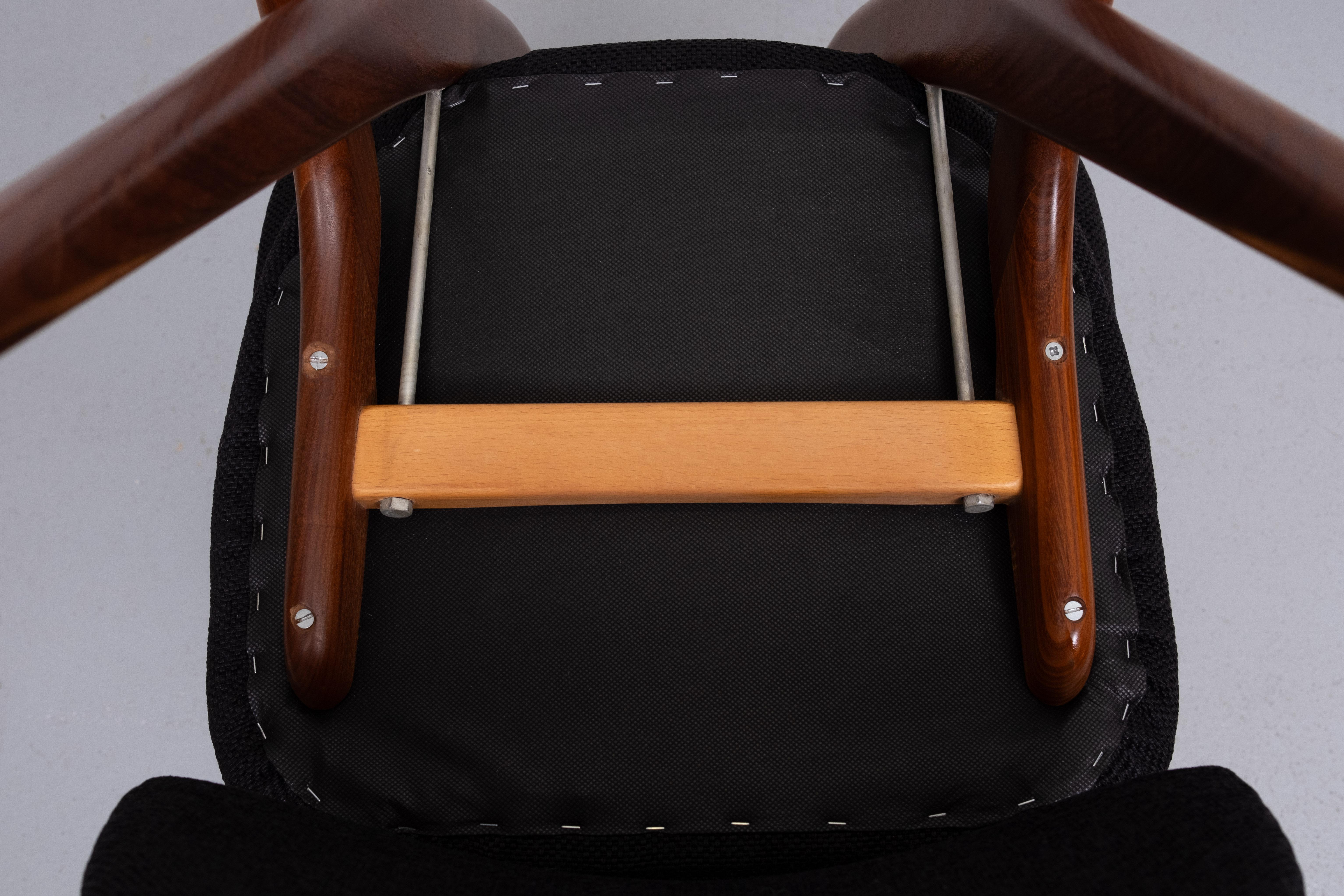 8  Scissors Dining Chairs  Louis van Teeffelen  for Wébé  Dutch 1960s For Sale 9