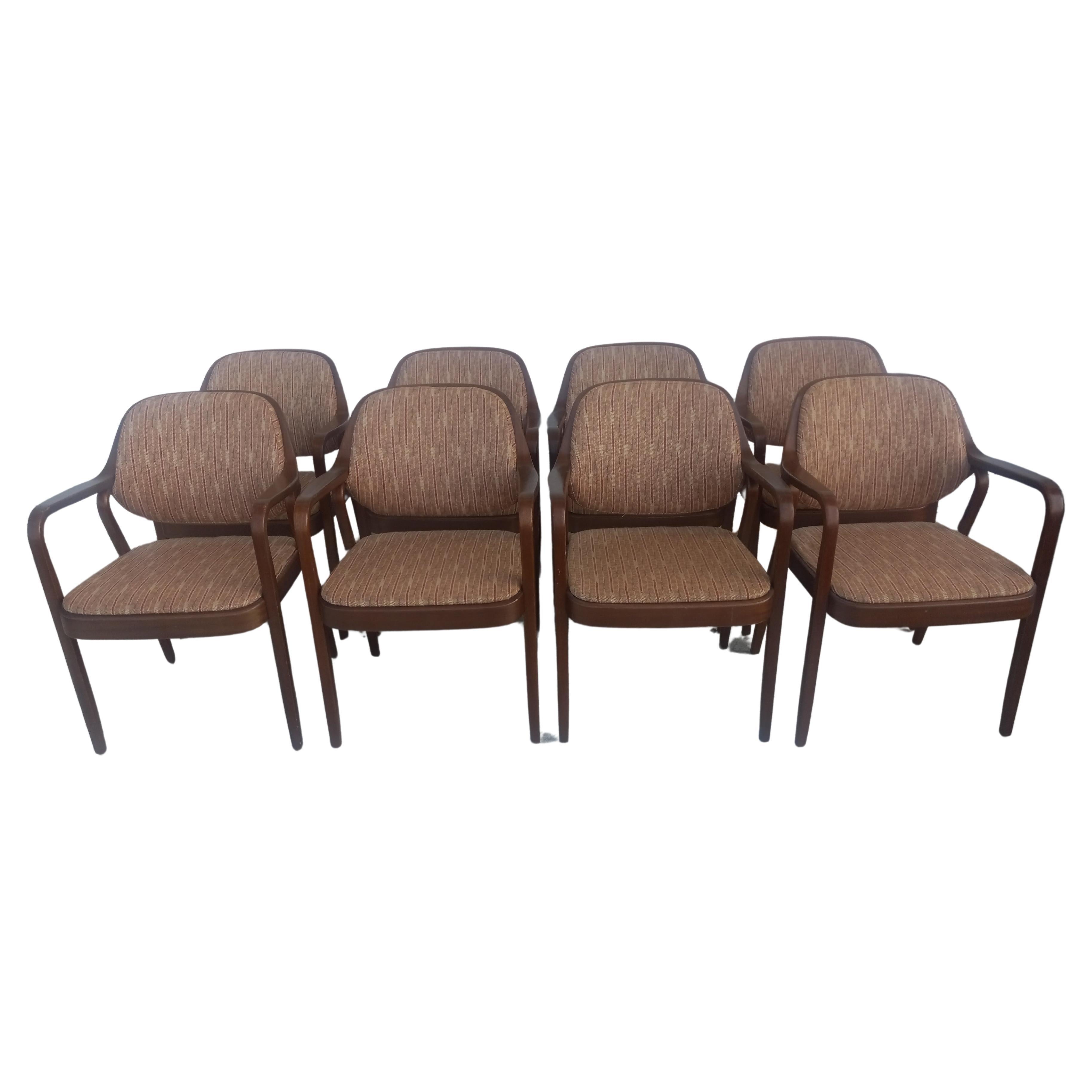 Don Petit for Knoll International Bentwood Armchairs (Per Chair)