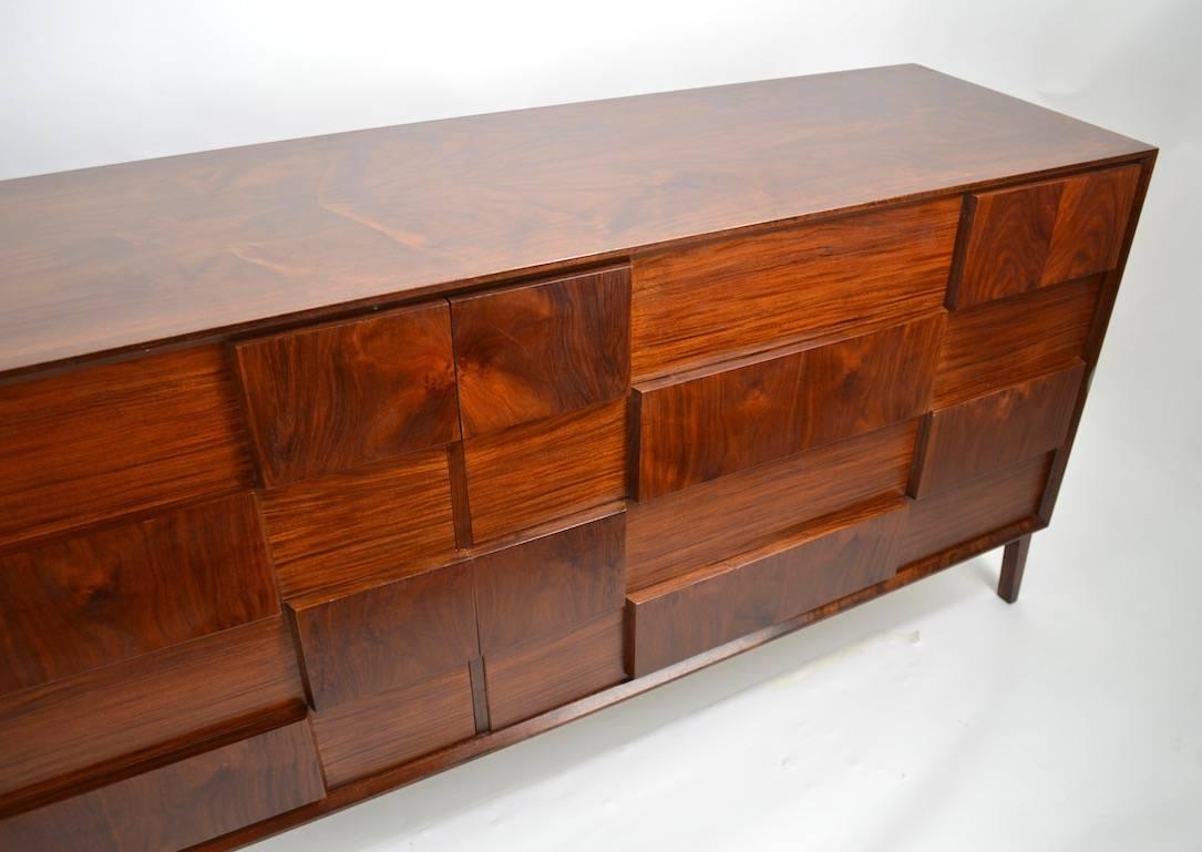 Scandinavian Modern Eight-Drawer Dresser by Piet Hein in Rosewood