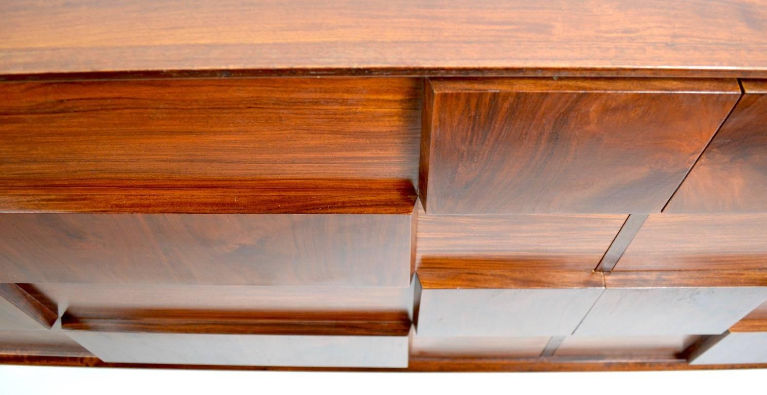 20th Century Eight-Drawer Dresser by Piet Hein in Rosewood