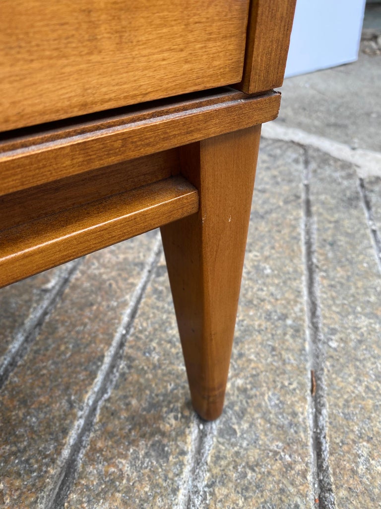 8 Drawer Paul McCobb Solid Maple Planner Group Dresser at 1stDibs