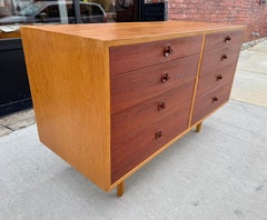8-Drawer Teak & Oak Dresser / Chest by Borge Mogensen for Karl Andersson
